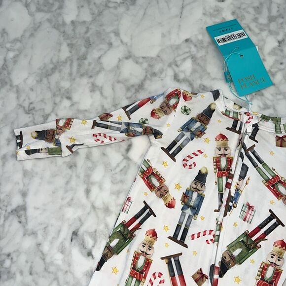 NWT POSH PEANUT NUTCRACKER FOOTIE 6/9M - Picture 3 of 5